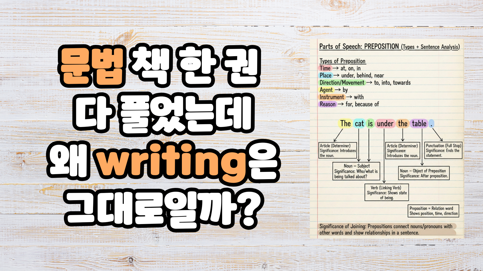 품사 문제 잘 푸는 방법